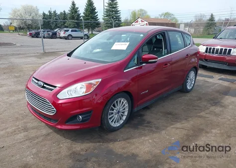 2013 Ford C-Max Hybrid Sel z USA, uszkodzony, nr VIN 1FADP5BU1DL552286